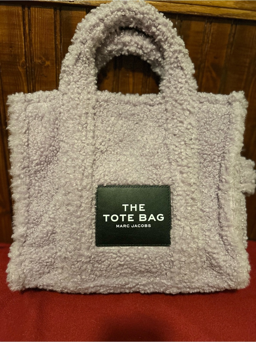 Marc Jacobs Lilac Sherpa Tote Bag